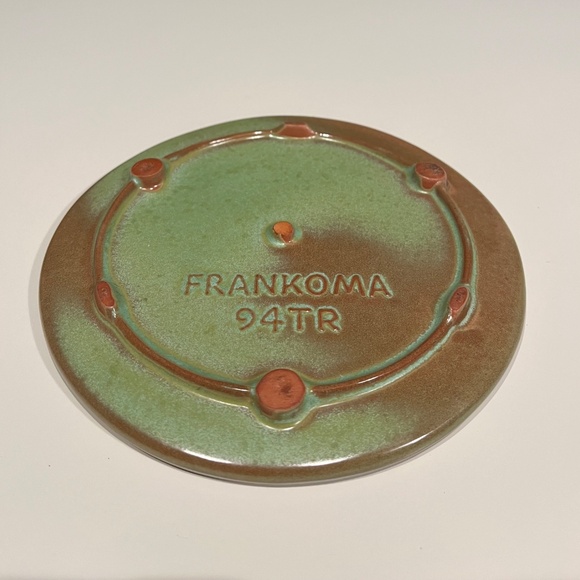 Vintage Frankoma Pottery 94TR Rooster Trivet Country Farmhouse USA - Picture 4 of 4